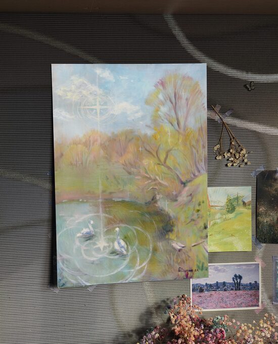 Aprīlis mākslas izdruka