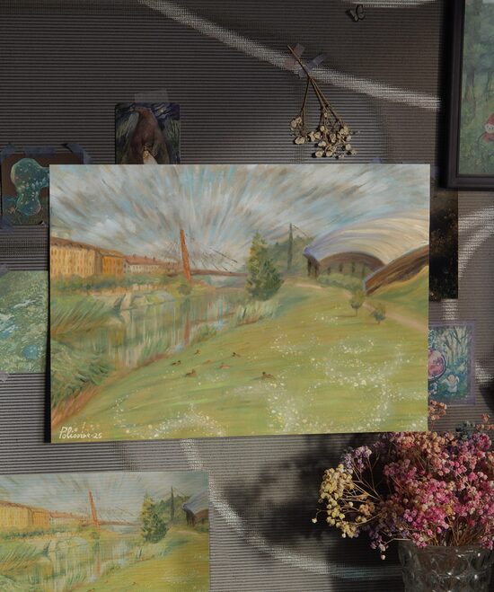 Jūlijs mākslas izdruka