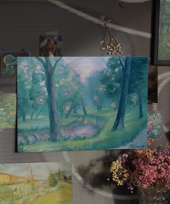 Jūnijs mākslas izdruka